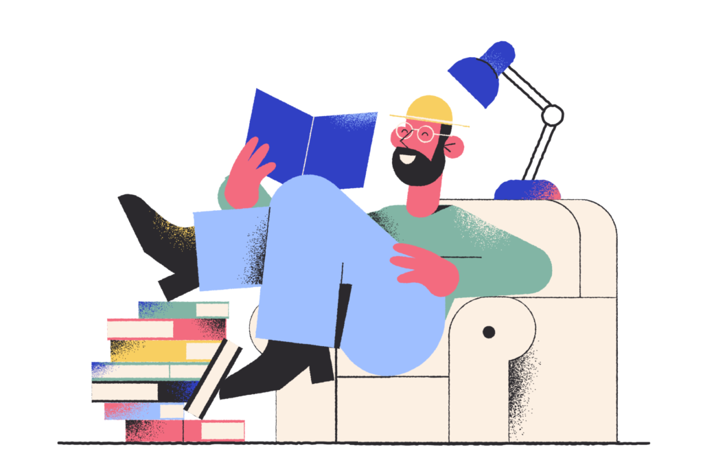An image featuring a person deeply engrossed in reading a book, symbolizing a love for learning and knowledge. This image highlights the passion for continuous education and self-improvement encouraged by The Match Guy services.