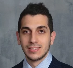 Waddah Malas, MD An image showcasing Waddah Malas, MD, a PGY-5 Cardiology Fellow at Loyola University, highlighting his professional journey and achievements.