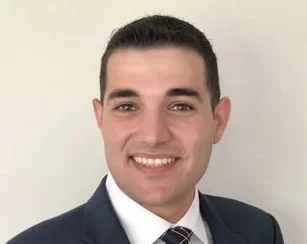 Dr. Firas Bahdi, MD An image showcasing Dr. Firas Bahdi, MD, a PGY-5 Gastroenterology fellow at UCLA, highlighting his professional journey and achievements.