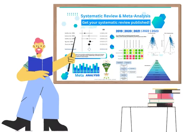 Systematic Review & Meta-Analysis Course An image highlighting the Systematic Review & Meta-Analysis Course, showcasing the educational and professional development opportunities provided through The Match Guy.