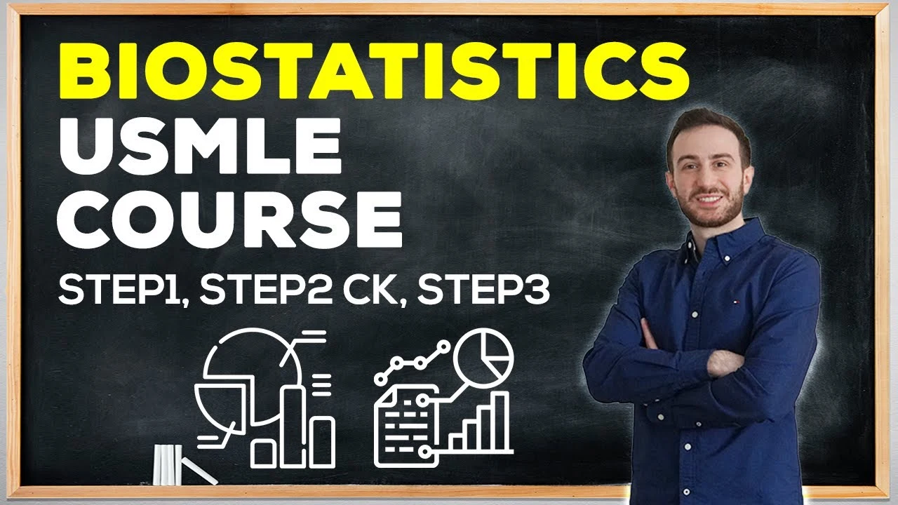 Biostatistics USMLE Course An image highlighting the Biostatistics USMLE Course, showcasing the educational content and opportunities provided through The Match Guy.