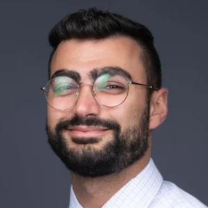 An image featuring Dr. Joseph, a PGY6 Gastroenterology Fellow at the University of Pittsburgh Medical Center. This image highlights Dr. Sleiman's expertise and dedication, showcasing the advanced level of professional experience available through The Match Guy services.