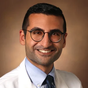 An image featuring Dr. Majd, a Cardiac Electrophysiology Fellow at Vanderbilt University. This image highlights Dr. El-Harasis's specialization and expertise, showcasing the high level of professional knowledge and experience available through The Match Guy services.